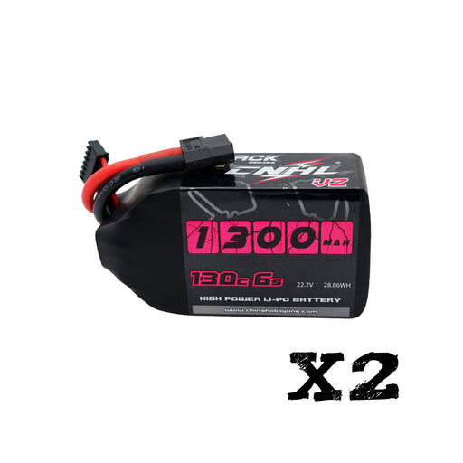 CNHL Black Series 1300mAh 6S 130C LiPo view 2