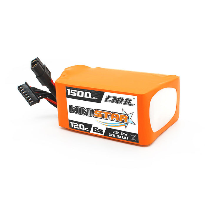CNHL MiniStar 1500mAh 6S 120C LiPo view 2