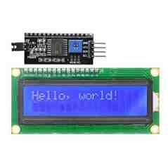 16x2 LCD Display Module with I2C Interface (1602)