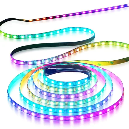 WS2812B Addressable RGB LED Strip 1m (60 LEDs, NeoPixel) view 2