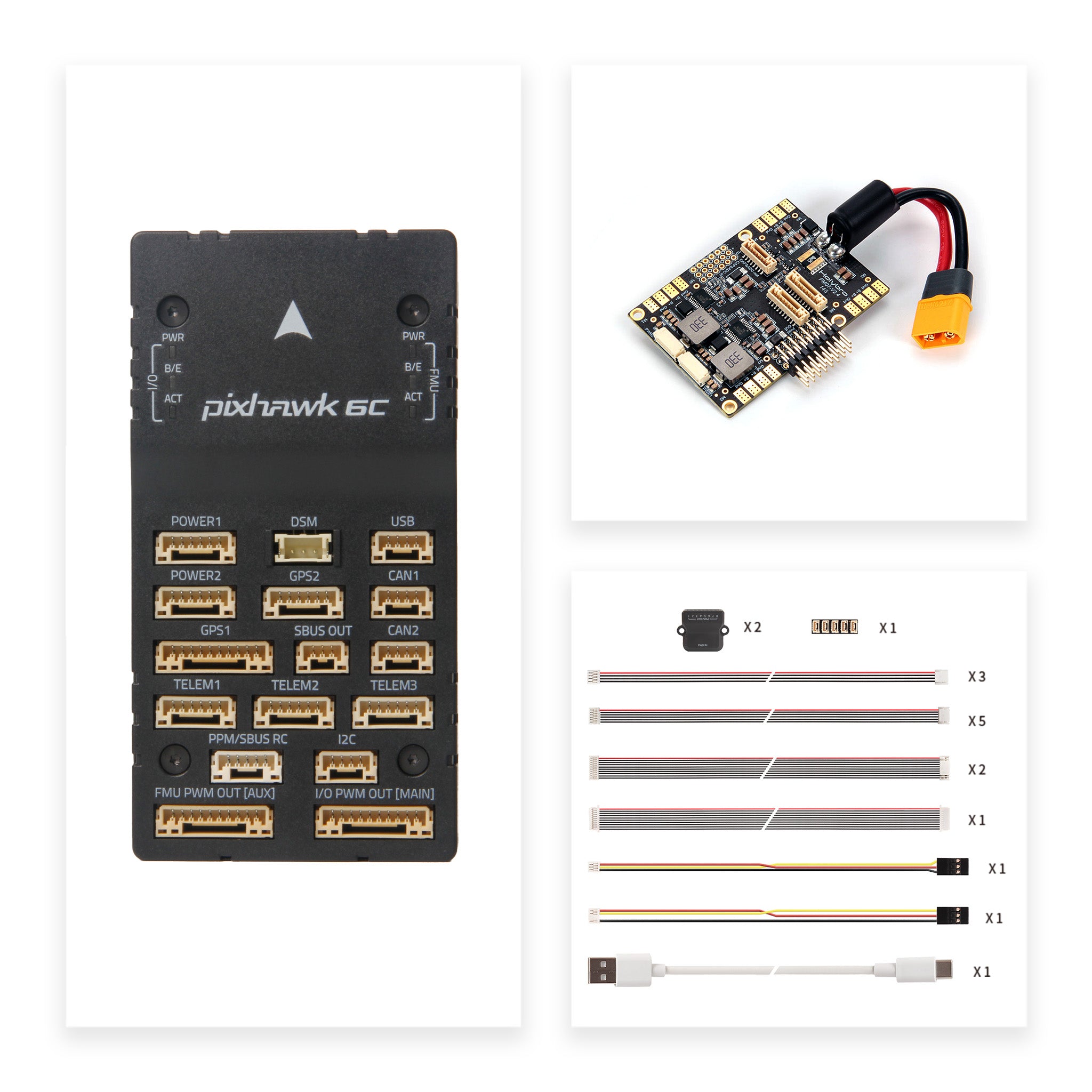 Holybro Pixhawk 6C Full Set (PM02 + M9N GPS)