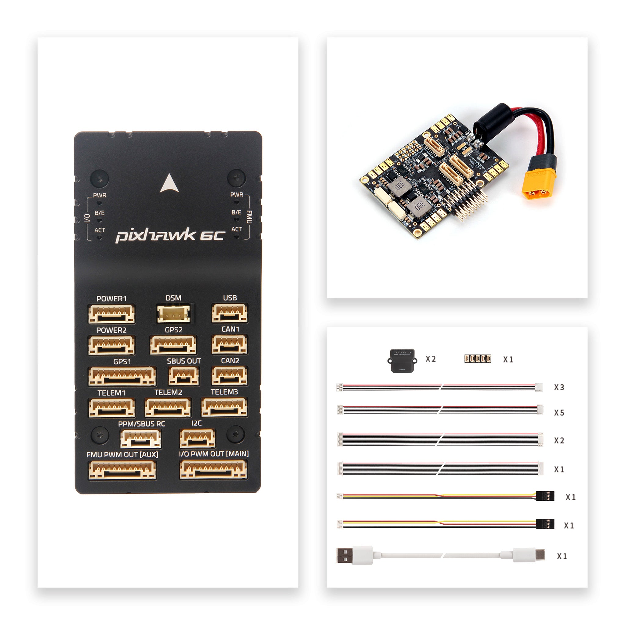 Holybro Pixhawk 6C Full Set (PM02 + M9N GPS) view 2