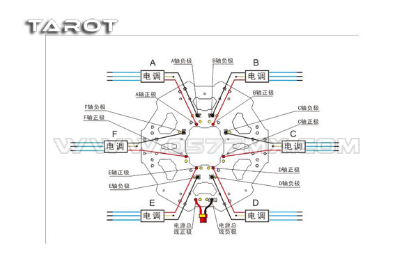 Tarot 680 Pro Hexa Folding Frame