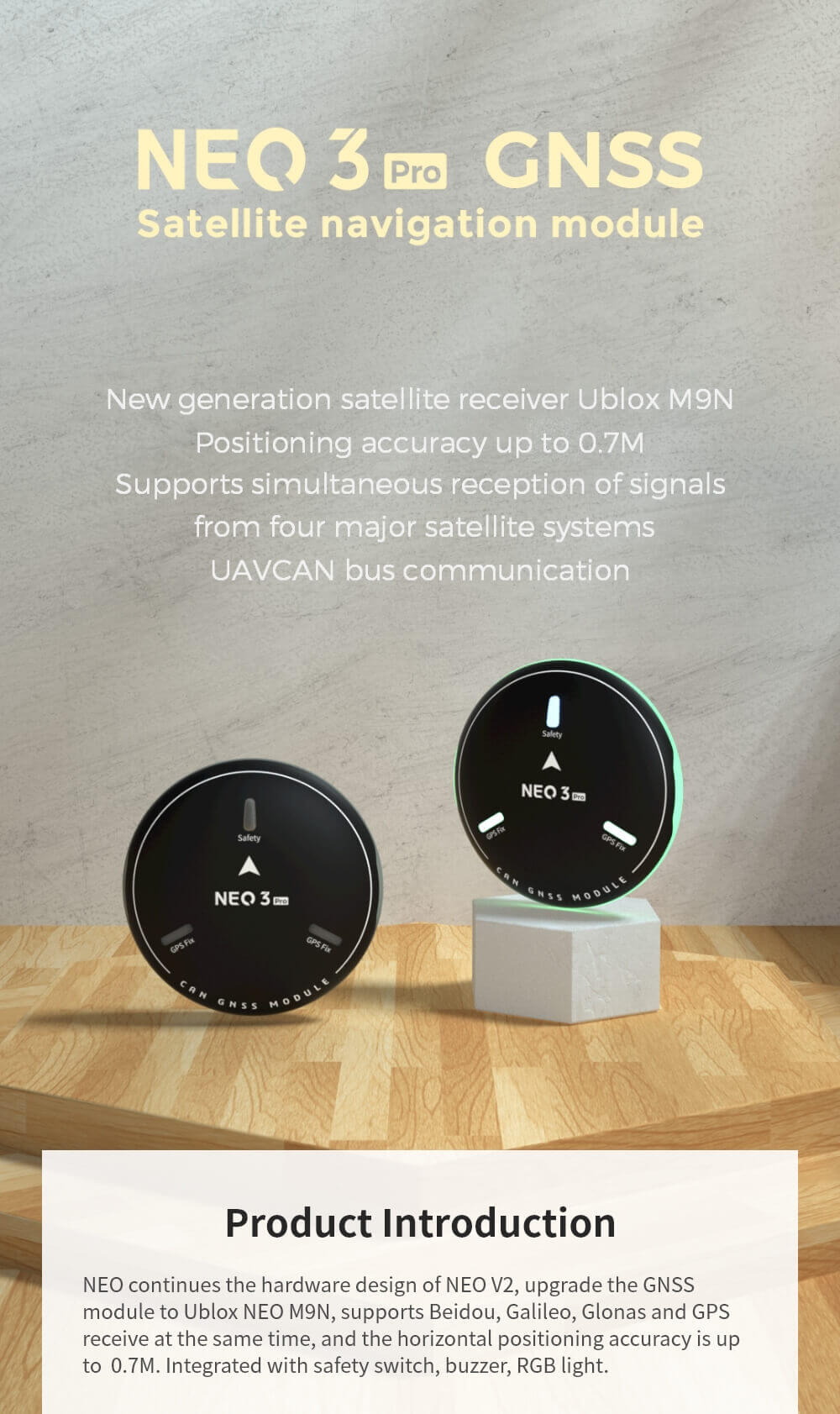 CUAV NEO 3 GPS (u-blox M9N)