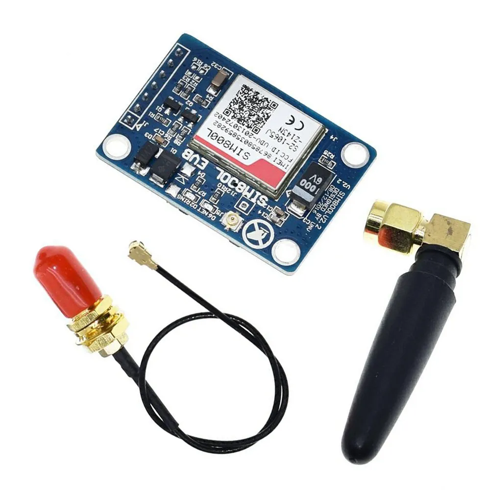 SIM800L V2 GSM/GPRS Module with Antenna view 2