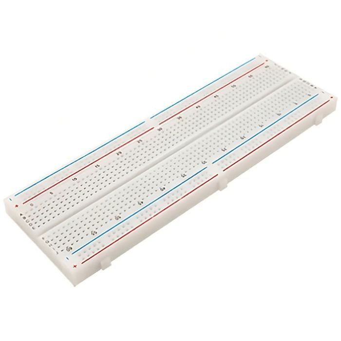 MB102 830 Points Solderless Breadboard view 2