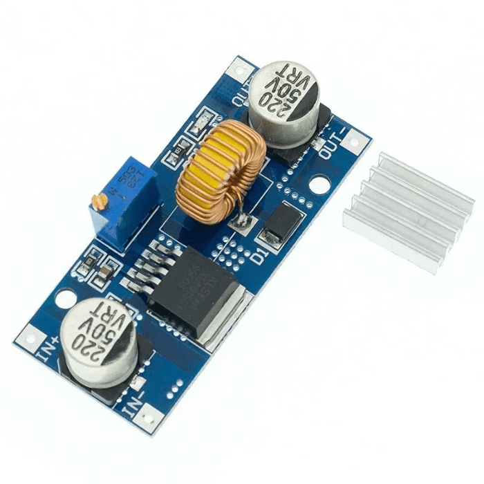 XL4015 5A DC-DC Buck Converter Module with Heatsink