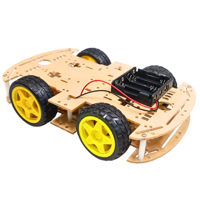 4WD Four Wheel Drive Smart Robot Car Chassis Kit (Double Layer) view 2