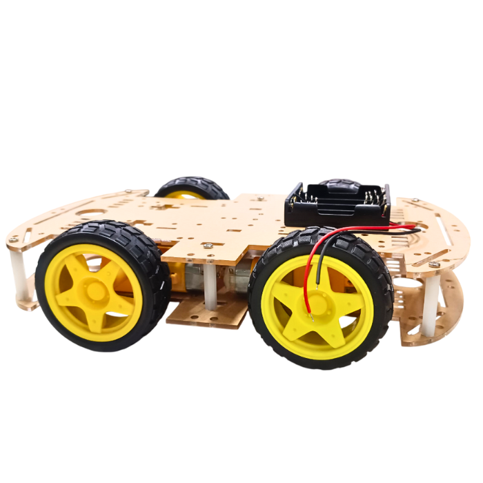 4WD Four Wheel Drive Smart Robot Car Chassis Kit (Double Layer) view 3