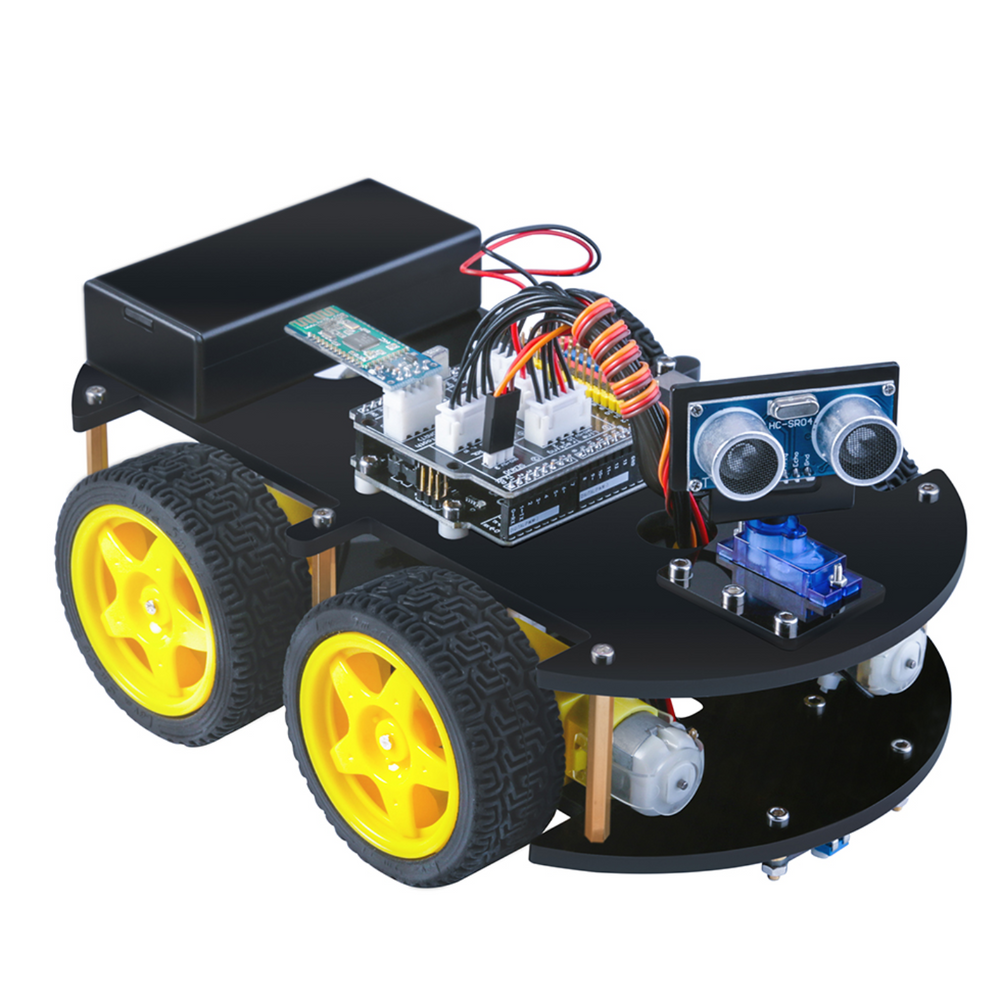 DIY UNO Project Smart Robot Car Kit V3.0 (Line Tracking + Obstacle Avoidance + Bluetooth)