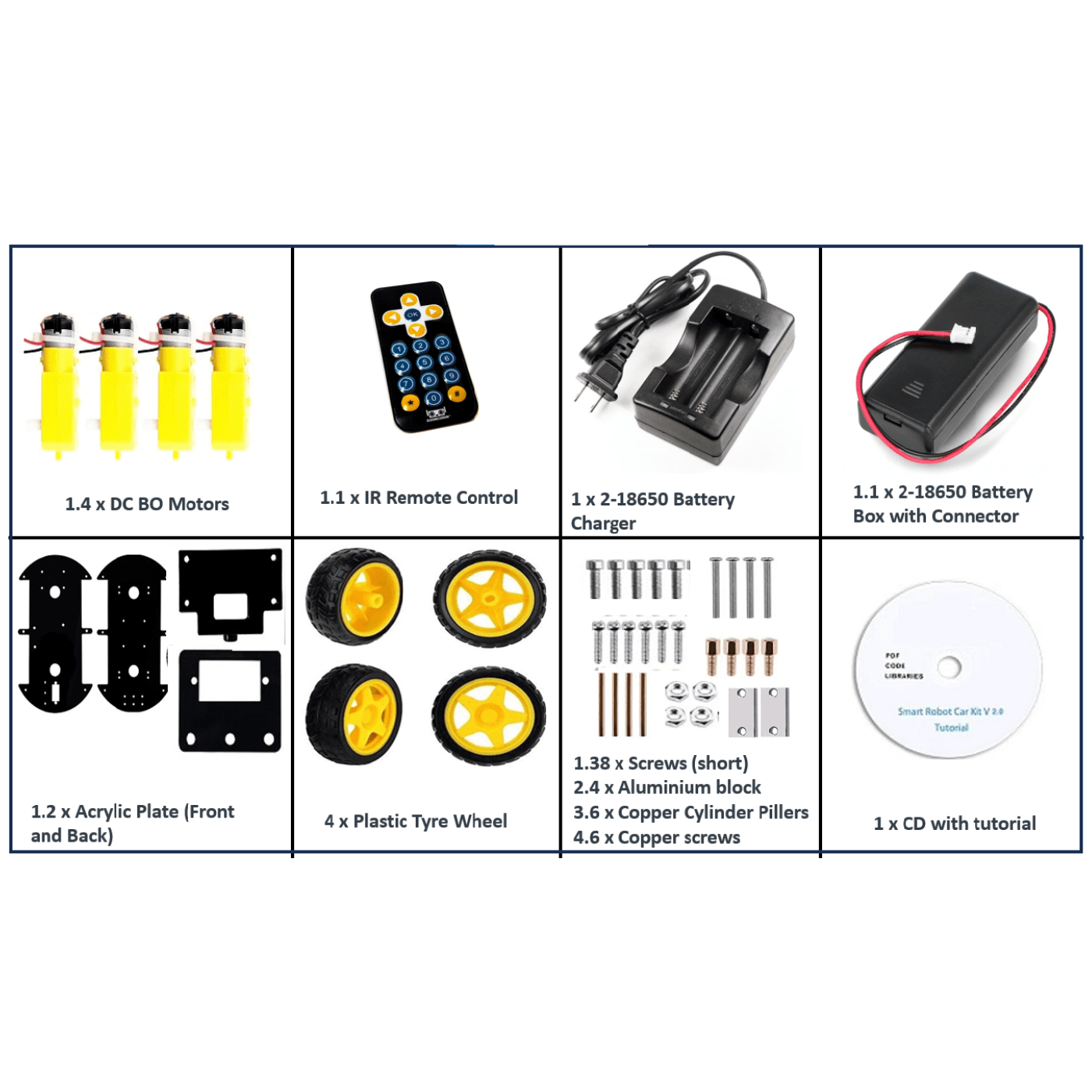 DIY UNO Project Smart Robot Car Kit V3.0 (Line Tracking + Obstacle Avoidance + Bluetooth) view 2