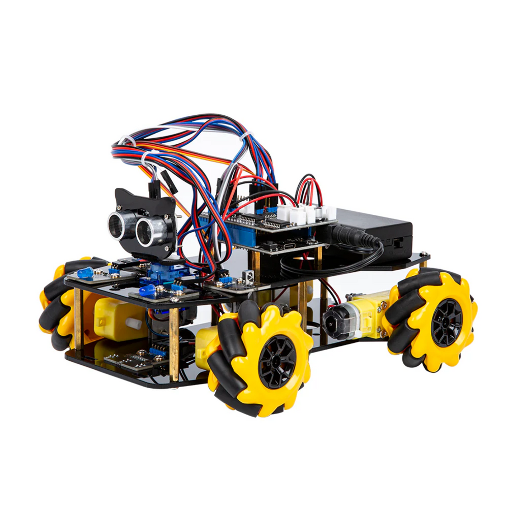 ACEBOTT QD001 ESP32 4WD Smart Robot Car Kit for Arduino (Mecanum Omni Drive)