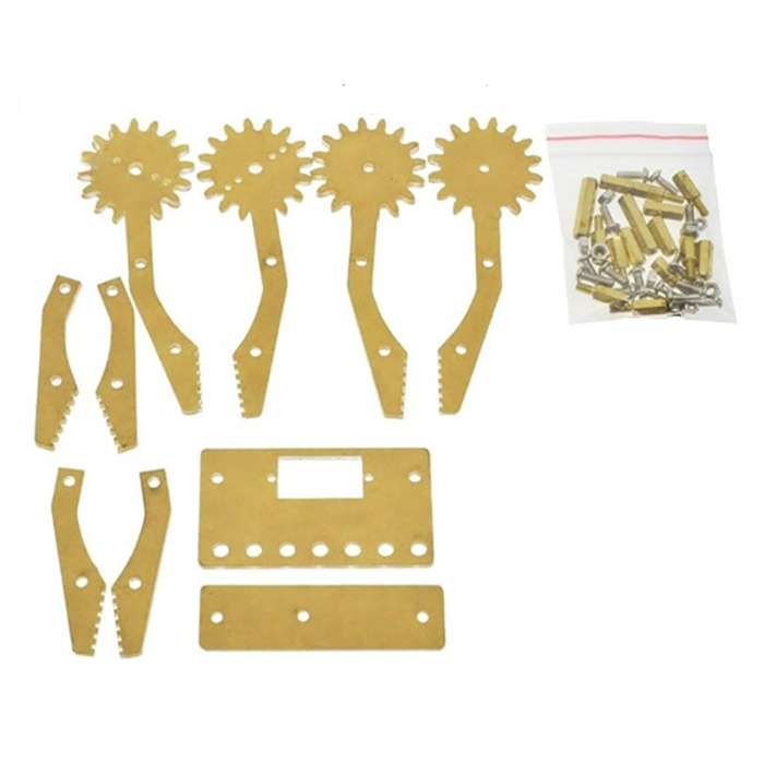 DIY Acrylic Robot Manipulator Mechanical Arm / Gripper Clamp Kit (for SG90 Servo)