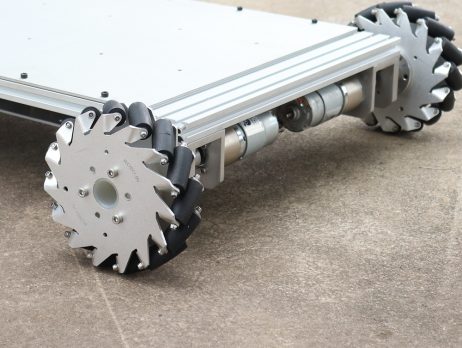 EasyMech 152mm Mecanum Wheel Smart Car Robot Chassis (Shock Absorber, Heavy Duty) view 2