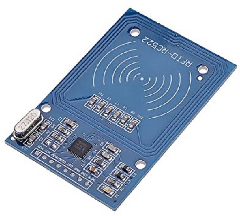 RC522 RFID Card Reader/Writer Module 13.56MHz (with card + key fob) view 2