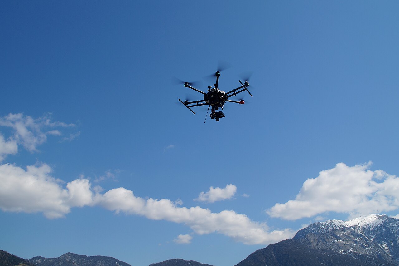 Custom Multirotor UAV (configured to mission) view 2